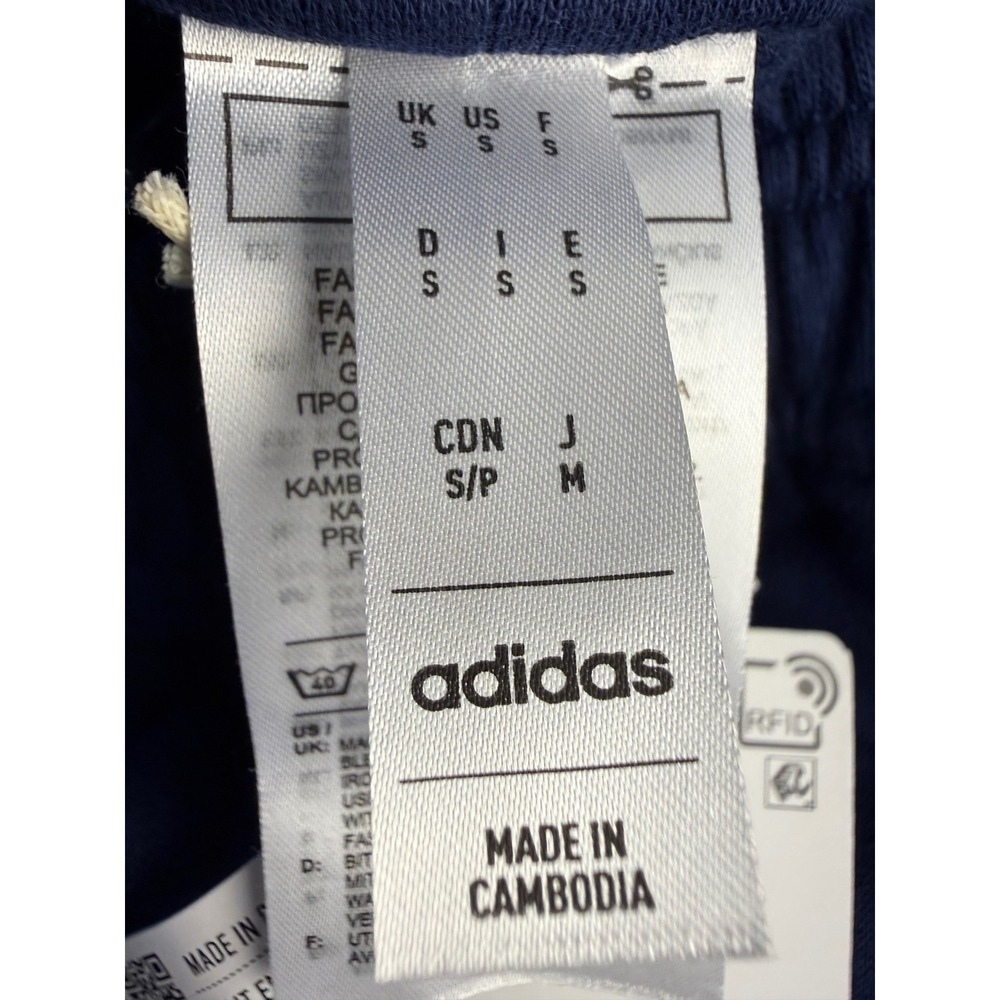 adidas Tiro 23 Shorts Mens Small Navy Blue 3 Stripe Soccer Athletic NWT - Picture 5 of 7
